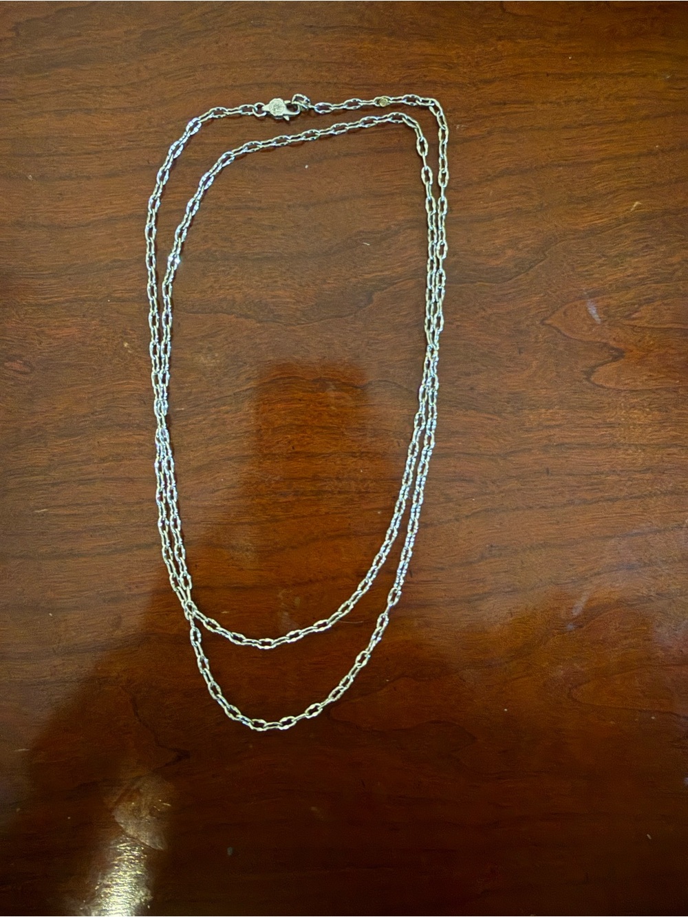 Tacori Double-Layer Chain Link Necklace - Sterling Silver with 18k gold